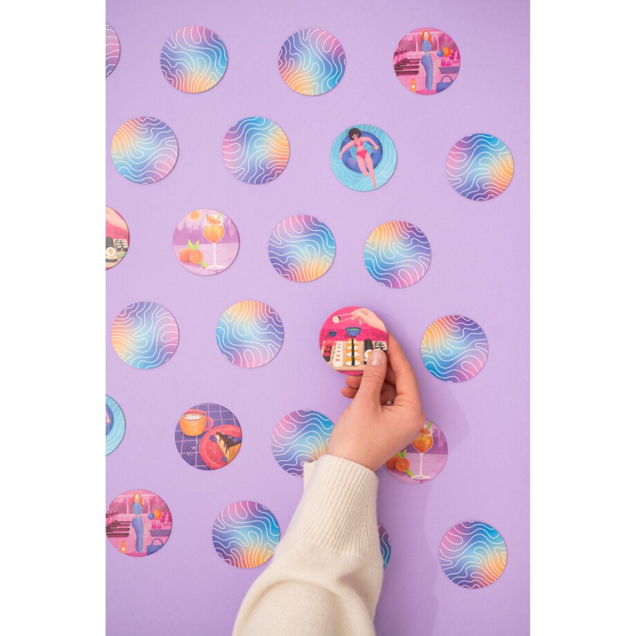 Karty MunoMemory "Lifestyle Edition" by Małgorzata Zych w ozdobnej tubie