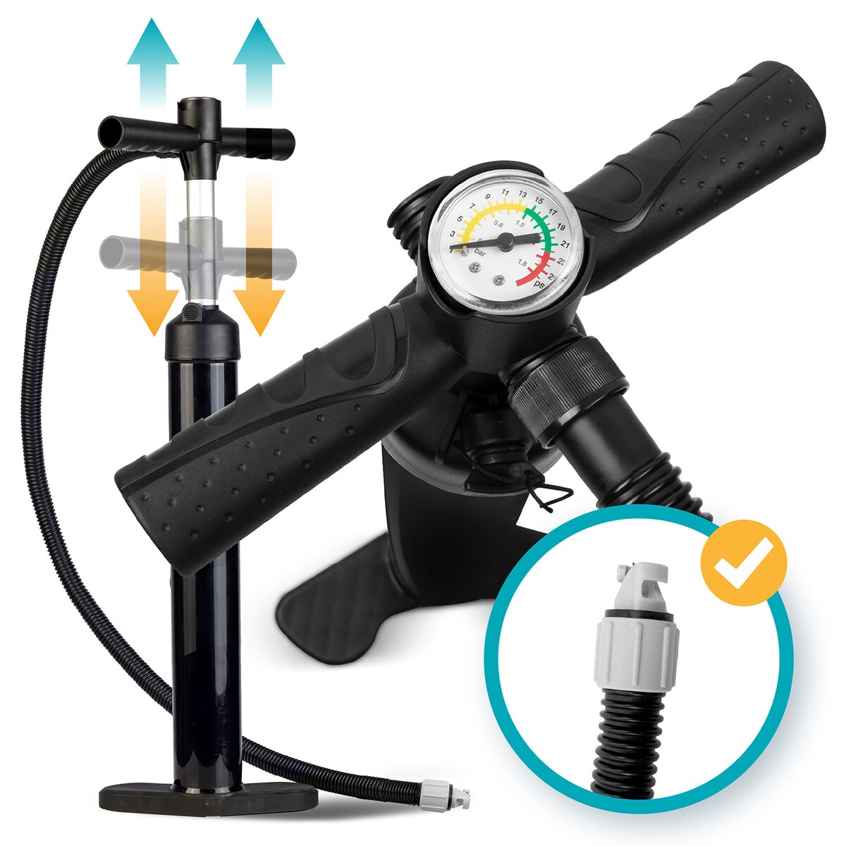 Deska SUP do pływania Neo-Sport pompowana STAND UP PADDLE Reefbreak 350cm ZESTAW