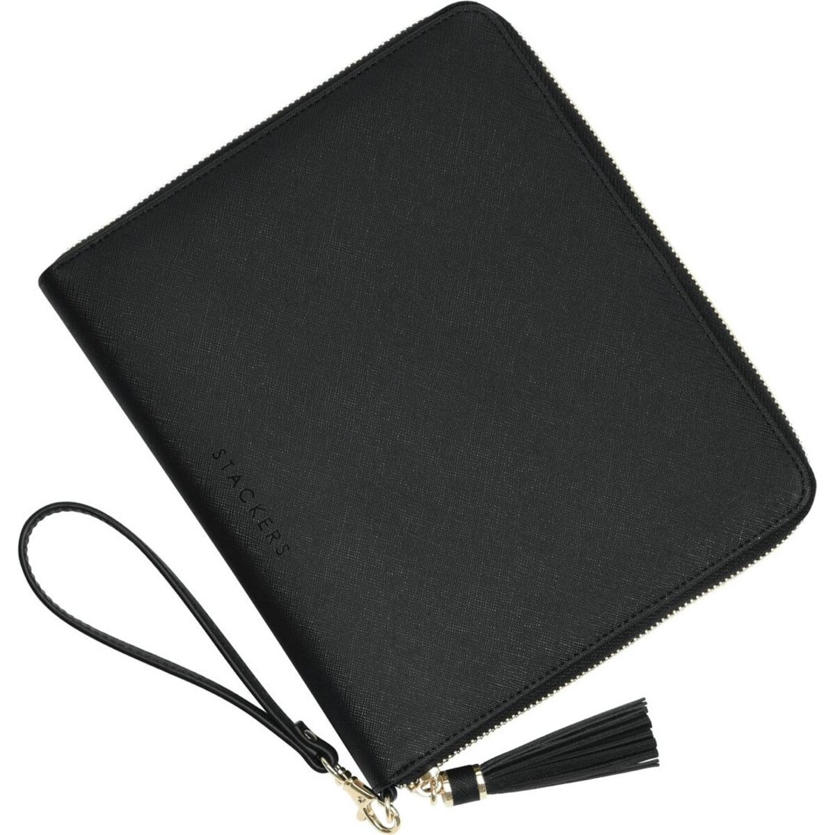 Kopertówka na dokumenty i telefon Stackers czarna