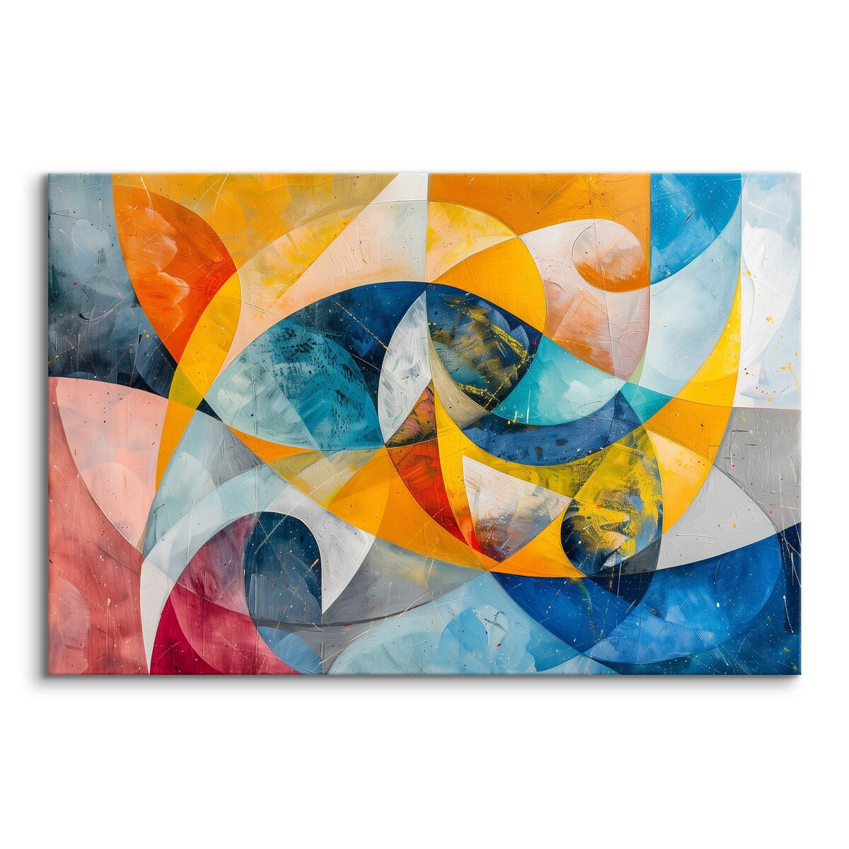 Obraz Do Sypialni Salonu Akwarele Kolorowa Abstrakcja Styl Boho 70x50cm