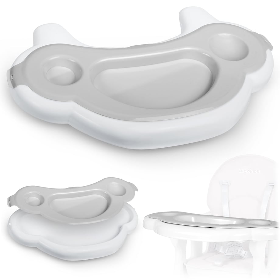 Tacka do krzesełka do karmienia Ricokids Sinco szara