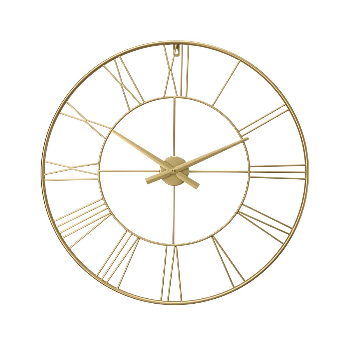 Zegar ścienny w stylu industrialnym ARATIO, Ø 70 cm