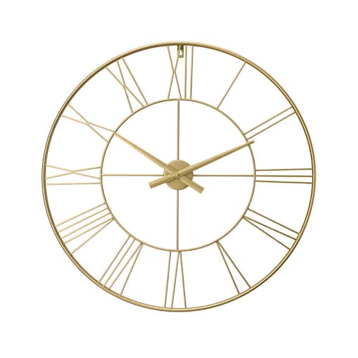 Zegar ścienny w stylu industrialnym ARATIO, Ø 70 cm