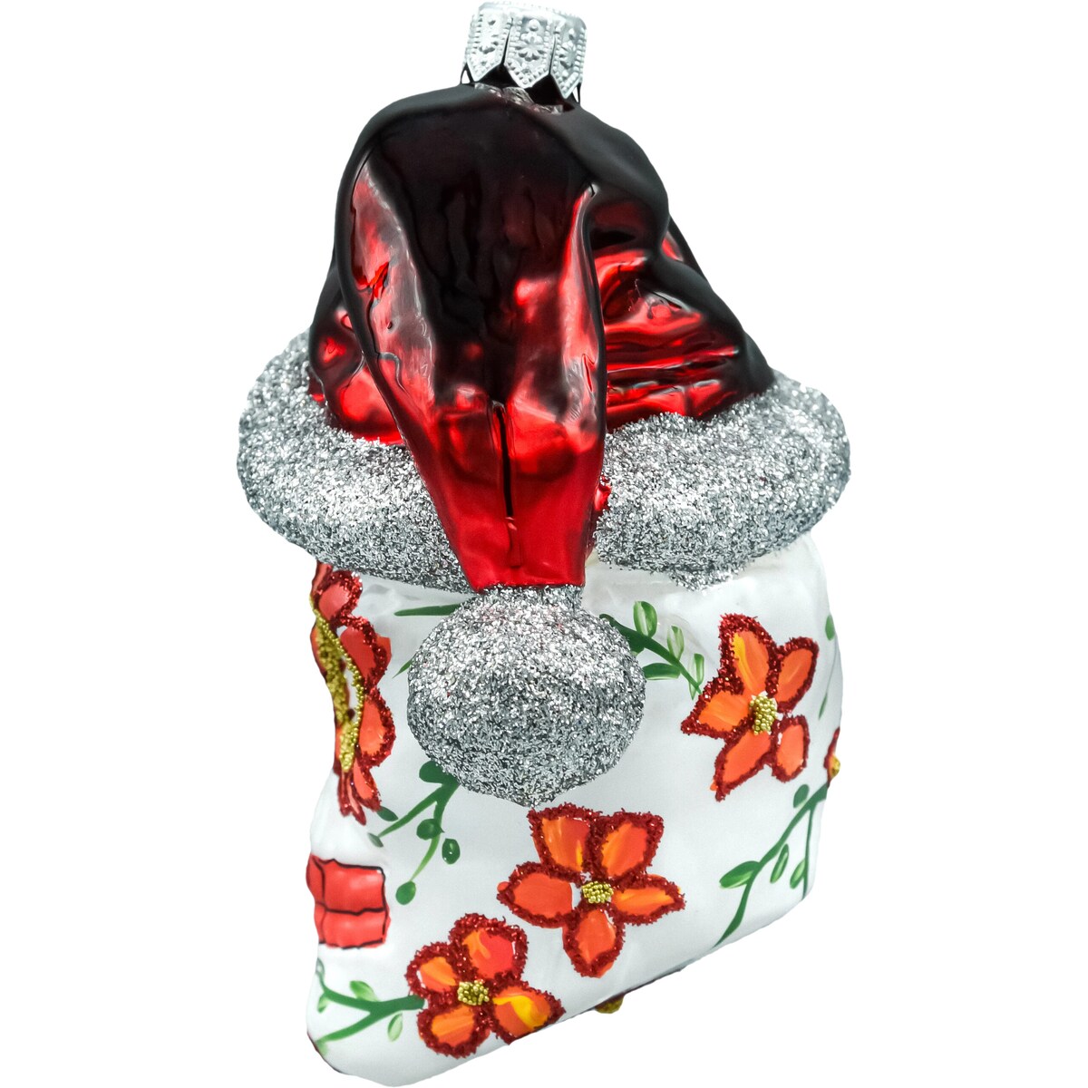 Bombka choinkowa: Czaszka Meksykańska: biała