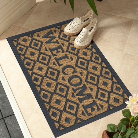 Wycieraczka Welcome 40x60 cm geometryczna pod drzwi