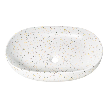 Umywalka ceramiczna w kolorze lastryko - Granito