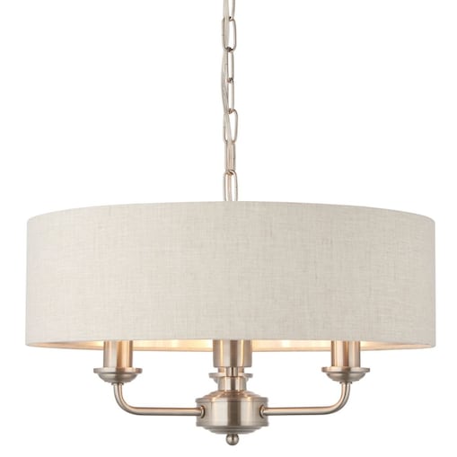 Żyrandol na łańcuchu Highclere 94361 Endon do jadalni chrom