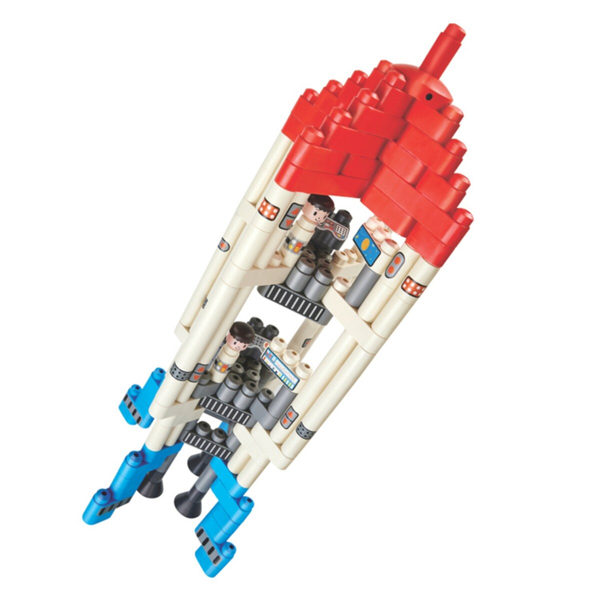 Miękkie Klocki Konstrukcyjne Rakieta 138 el. 2+ PolyM