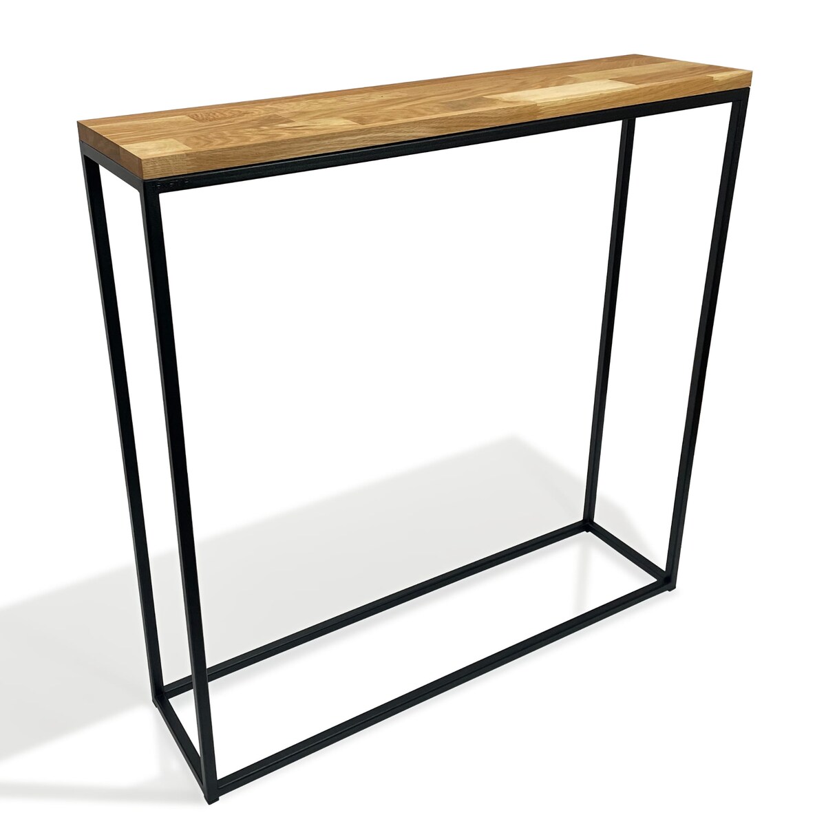 Konsola loftowa czarna 80x80x20cm pojedyncza