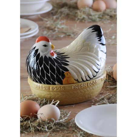 Kamionkowy pojemnik do przechowywania jaj Mother Hen Nest, Mason Cash
