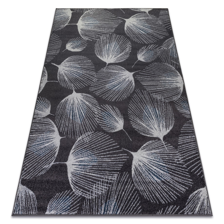 Dywan HEOS 78545 antracyt / niebieski PIÓRA 190x270 cm