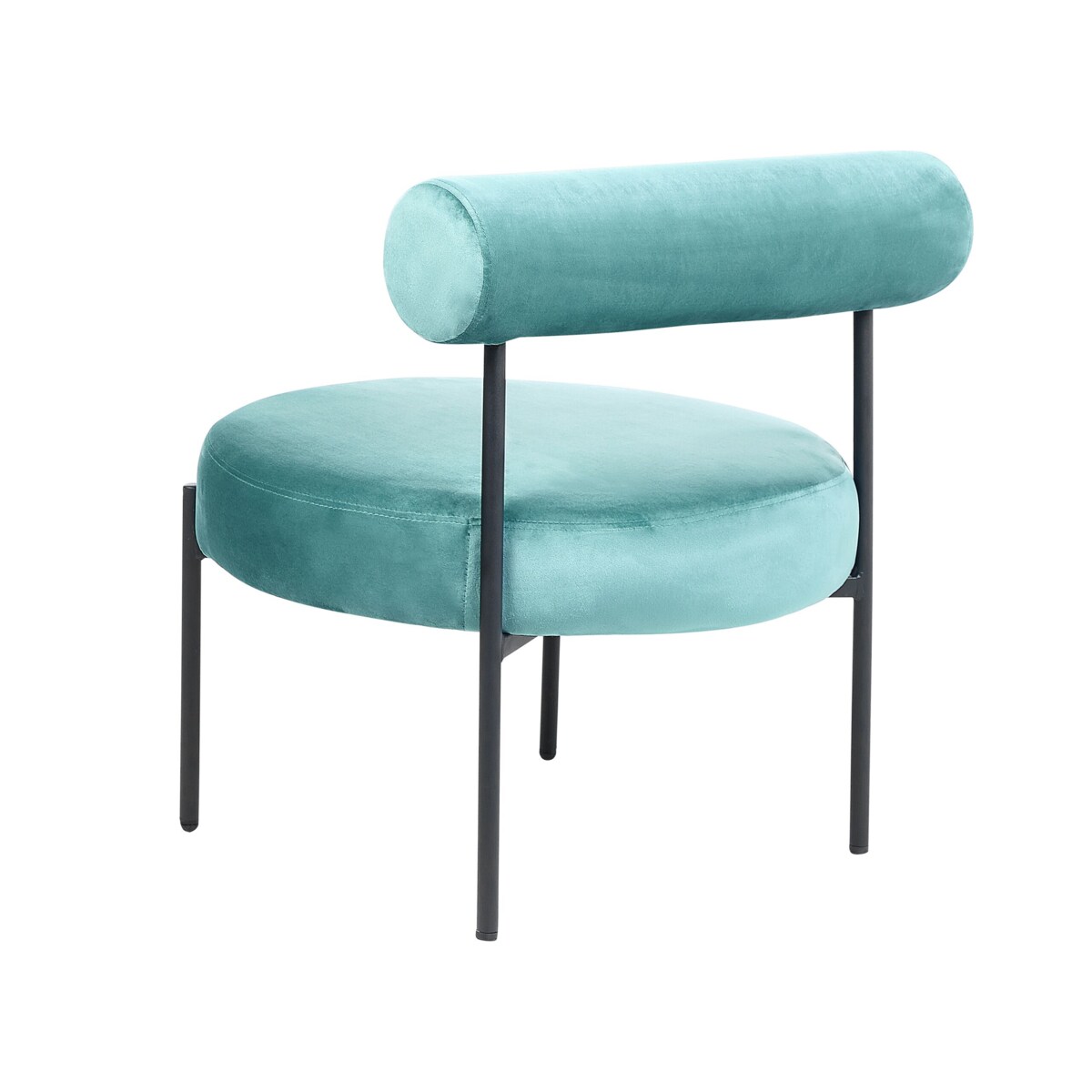 Fotel welurowy zielony ALPHA