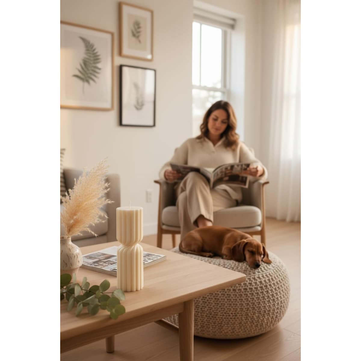 Świeca sojowa Candy M – elegancka świeca handmade z naturalnego wosku