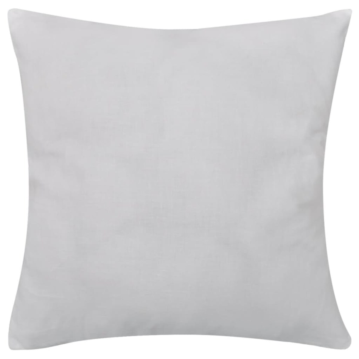 4 Białe bawełniane poszewki na poduszki 50 x 50 cm