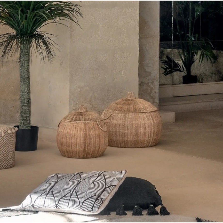 Komplet 2 koszy jutowych Subli hand-made