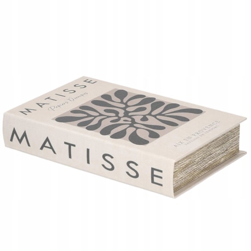 PUDEŁKO JAK KSIĄŻKA FAŁSZYWA MATISSE NA DROBIAZGI BIŻUTERIĘ SŁODYCZE 26cm