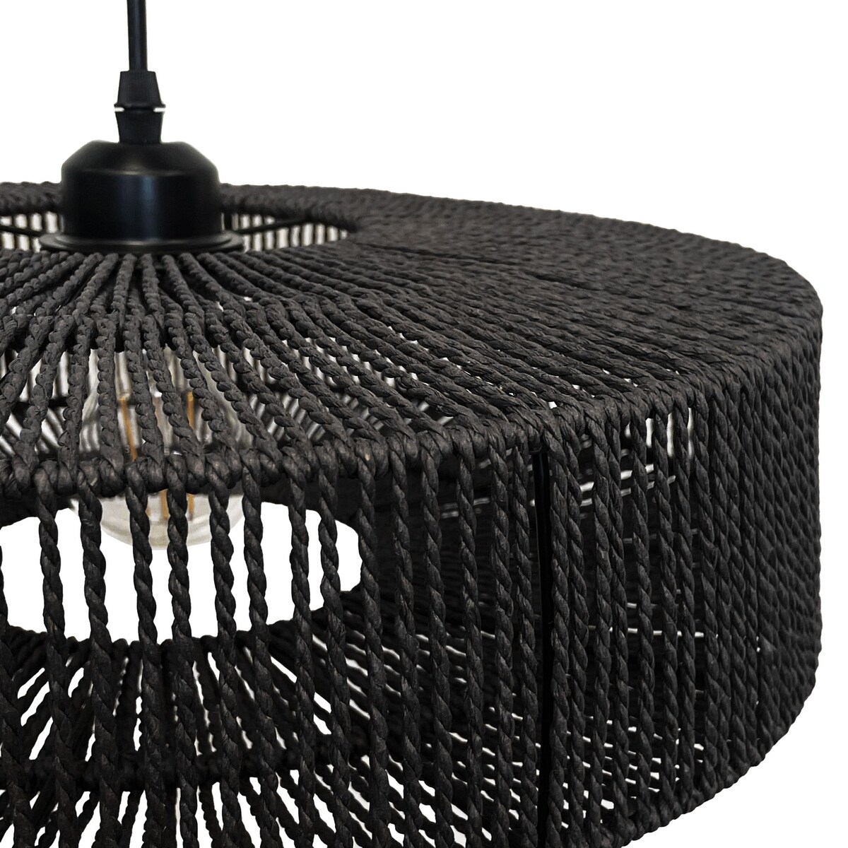 Lampa Wisząca Boho APP1484-1CP Czarna