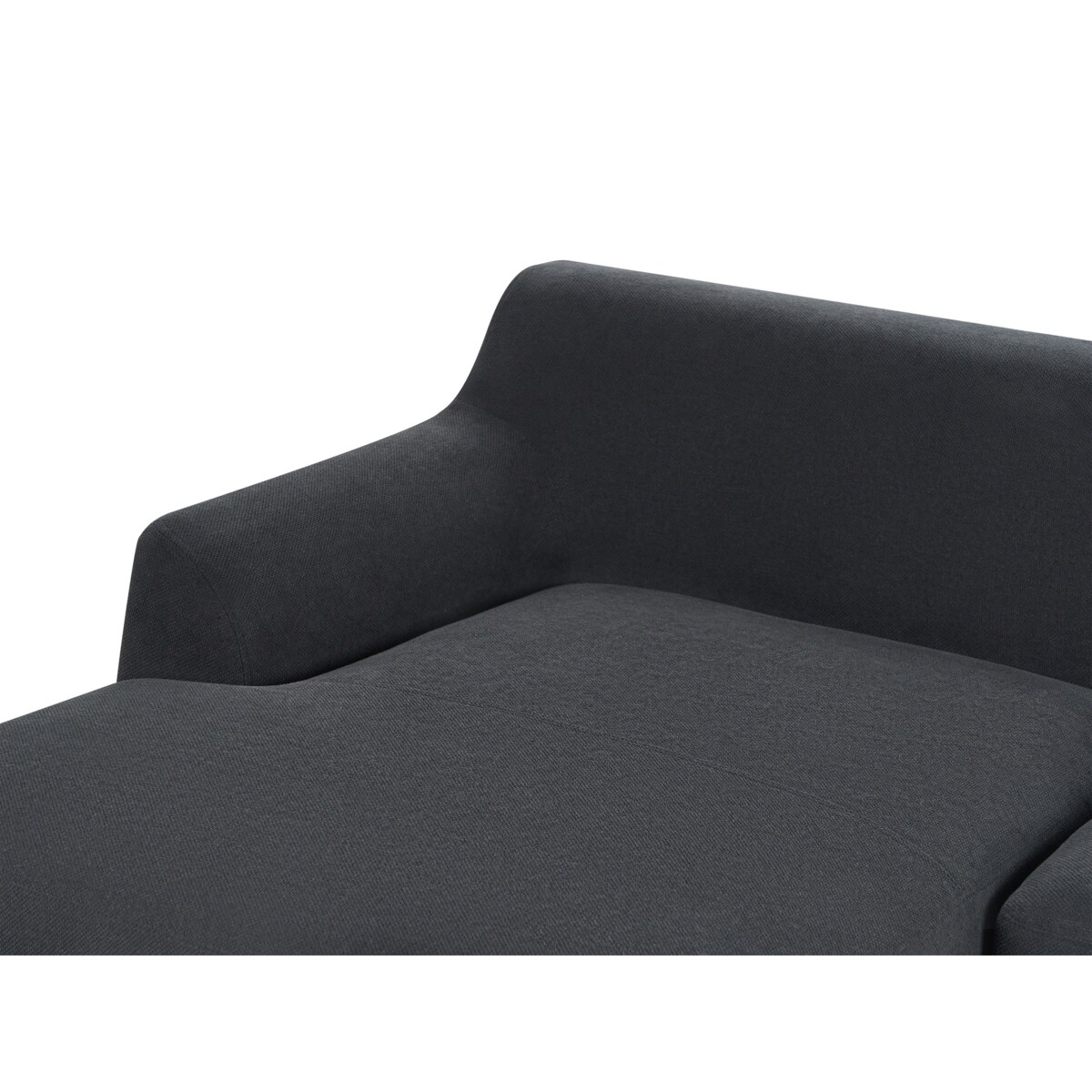 Sofa narożna prawostronna SOSJO Czarny