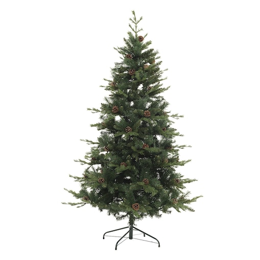 Sztuczna choinka, jukon, 150 cm, kolor zielony, tworzywo sztuczne