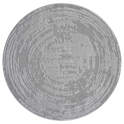 Dywan okrągły nowoczesny minimalistyczny high low Flaire 1710 szary 200x200