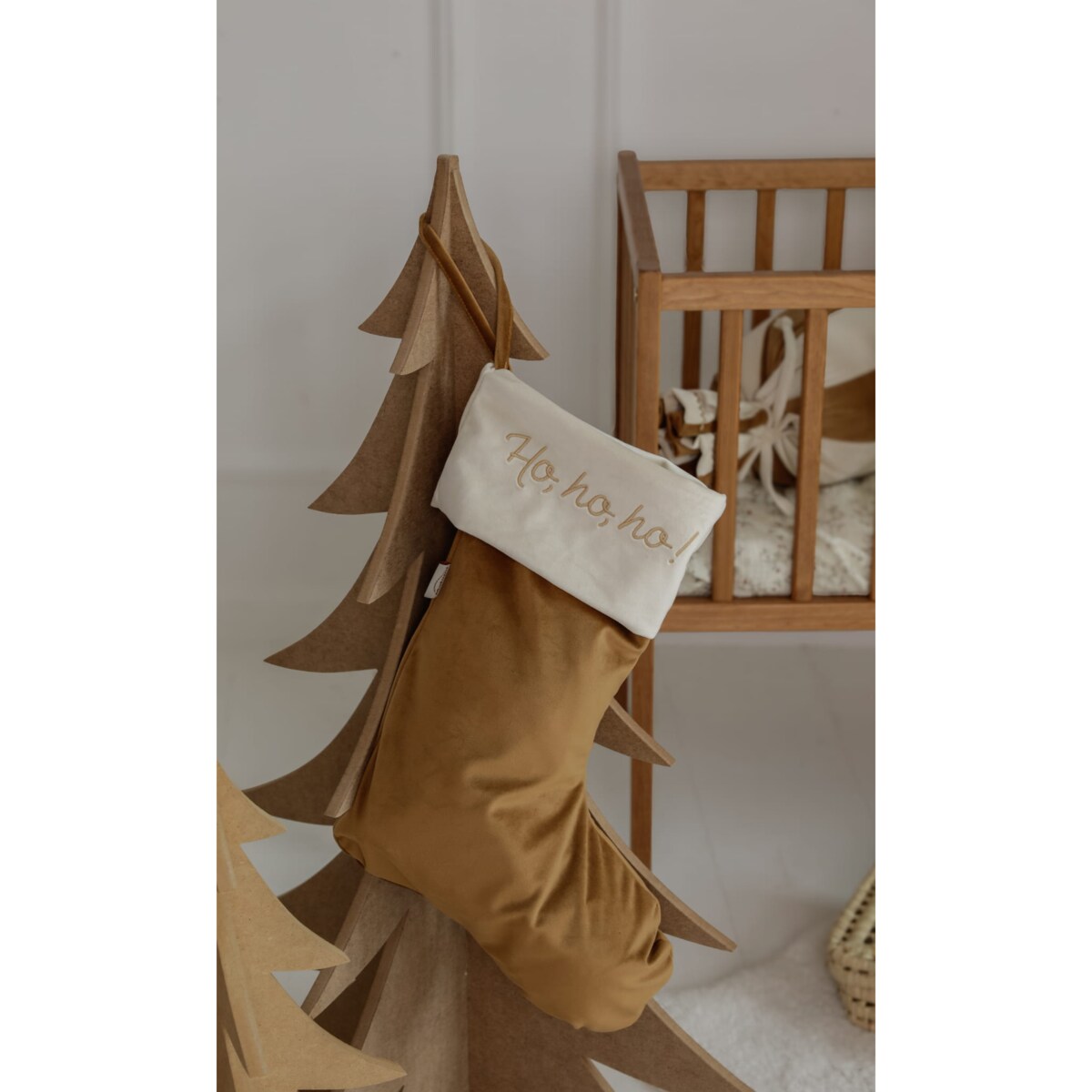 Skarpeta Świąteczna Personalizowana Golden Bronze