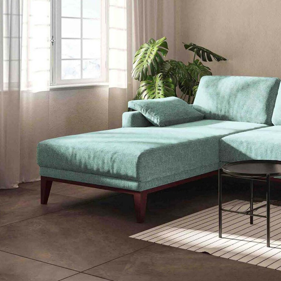 Sofa narożna Musso miętowa