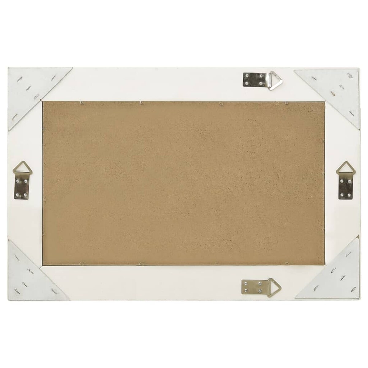 vidaXL Lustro ścienne w stylu barokowym, 60x40 cm, białe