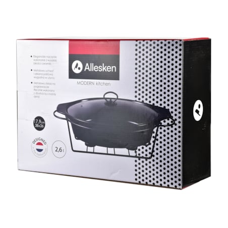 MODERN KITCHEN Naczynie z podgrzewaczem2,6l 38x26xH7,9cm