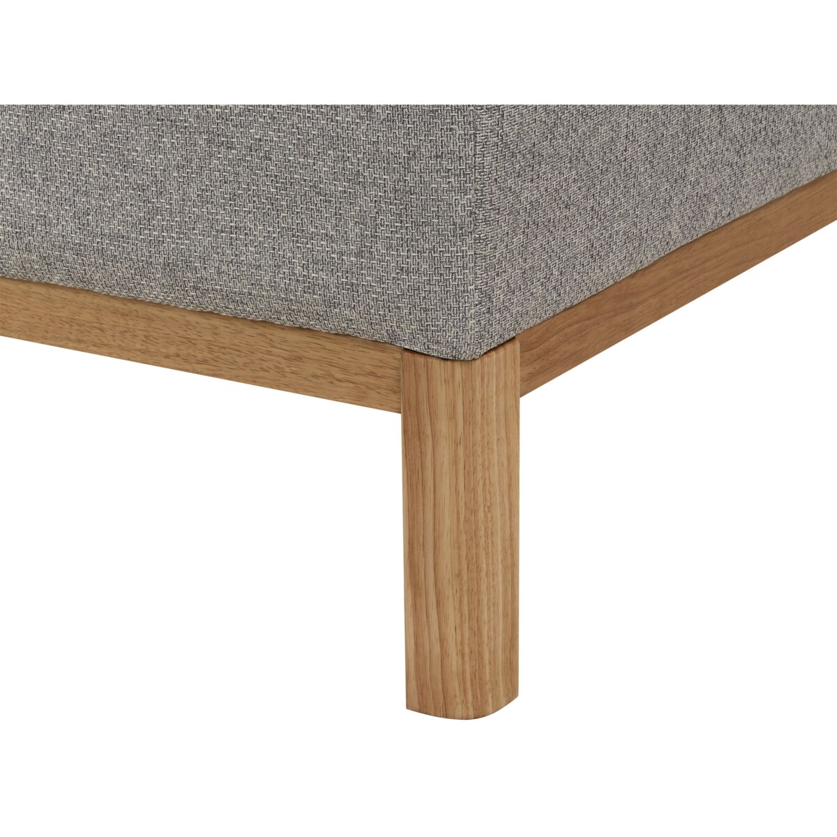 Sofa narożna lewostronna SOSJO Szary Tkanina