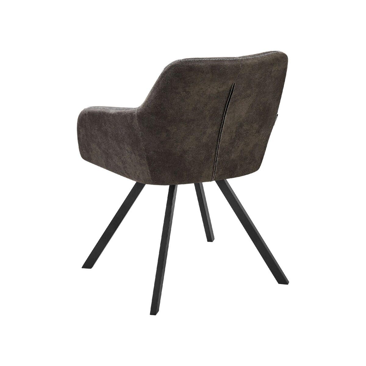 Zestaw 2 krzeseł szary MONEE