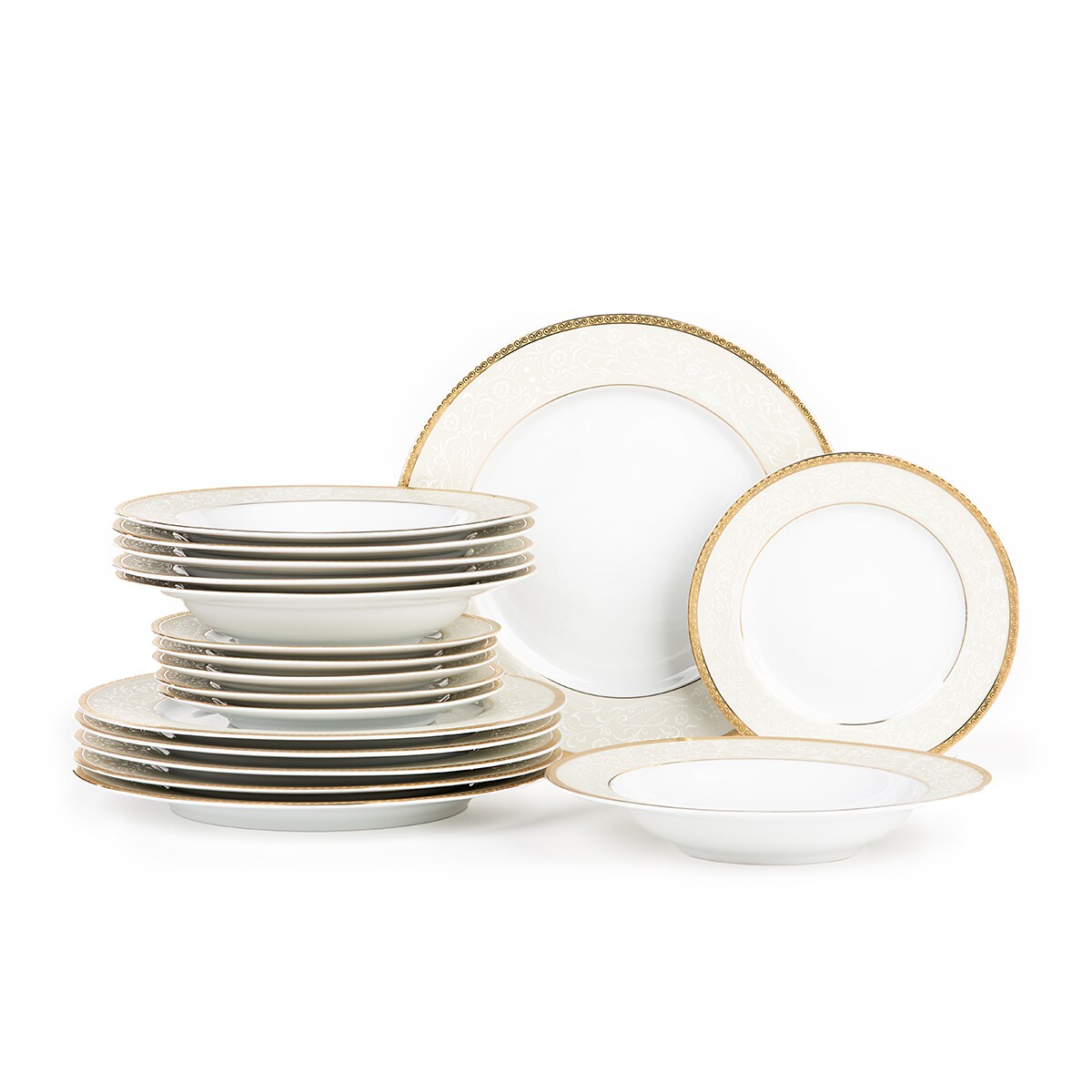Serwis obiadowy 6os. (18el.) AGAWA GOLD