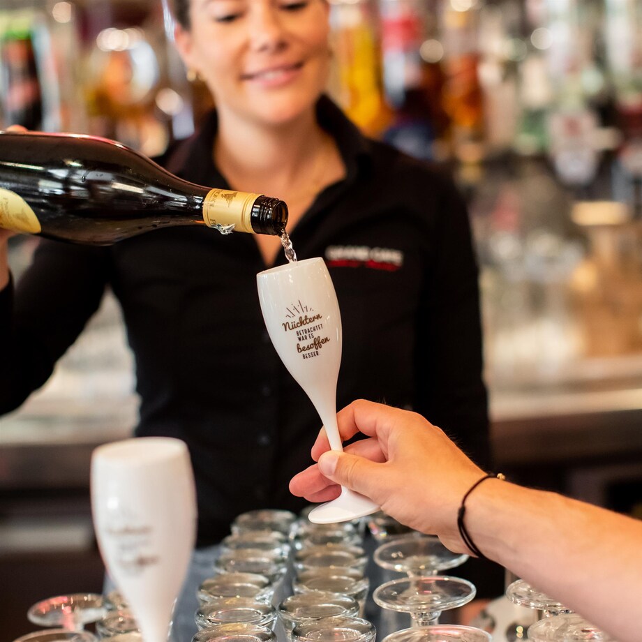 Kieliszek do szampana SUPERGLAS z nadrukiem, KOZIOL