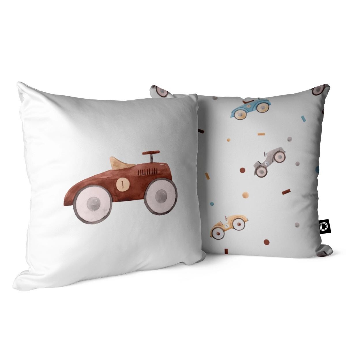 Poszewka dla dzieci UNIQUE JOURNEY wzór D81 | samochody retro