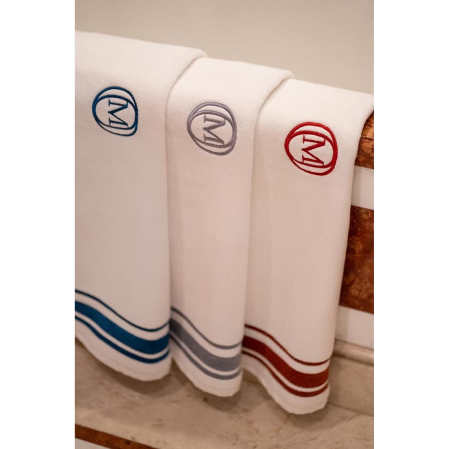 Dywanik łazienkowy 60 x 100 cm (morski) Monogram Linea OFFICINE Monogram