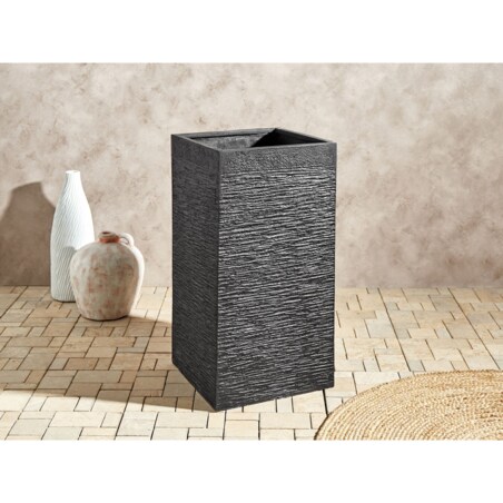 Doniczki 40 x 40 x 77 cm czarne DION