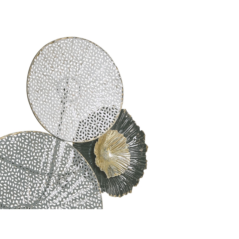 Dekoracja ścienna ZIRCONIUM Metal 38 cm Czarny
