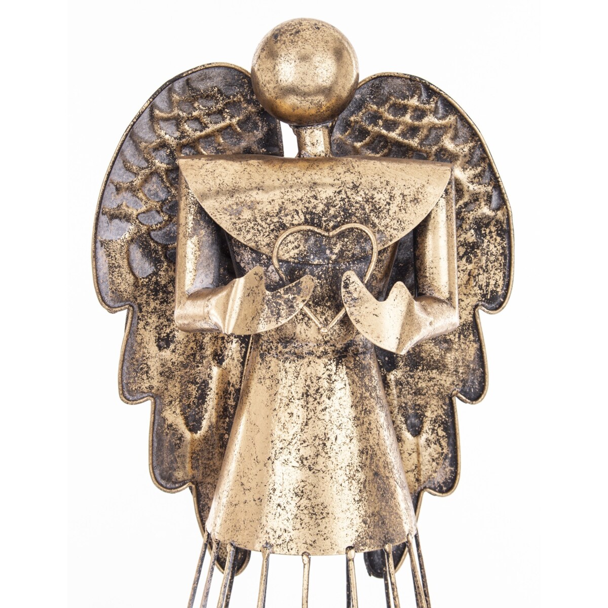 Dekoracja - anioł metalowy 66x20x18 cm INGELOSI