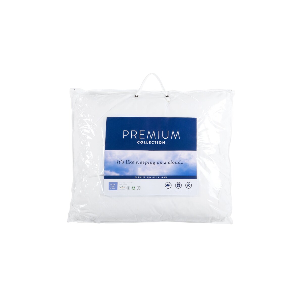 Poduszka poliestrowa niska 80 x 80 cm MANA