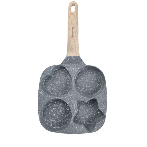 Patelnia marmurkowa 4 w 1 do naleśników jajek placków pancake 18cm SZARA KLAUSBERG