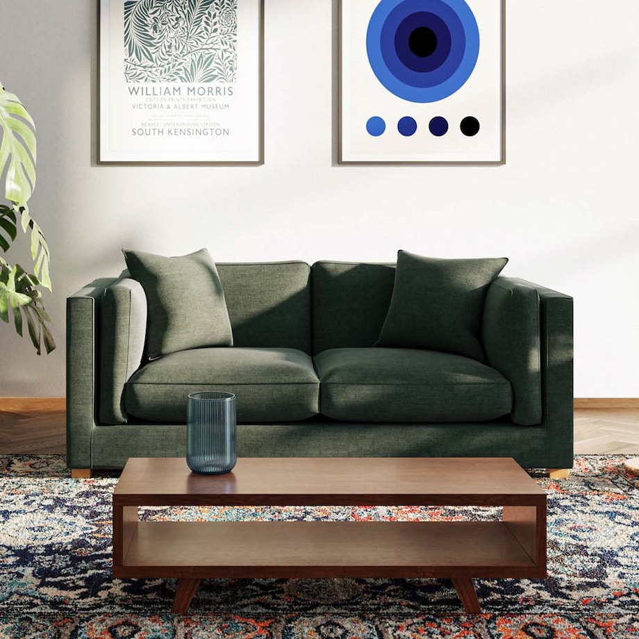 Pomo sofa 2 osobowa Zielony