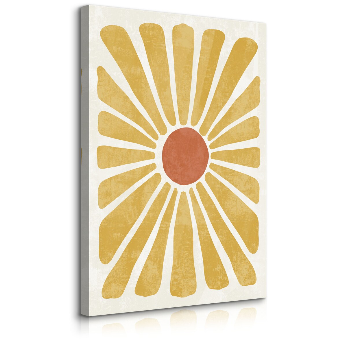 Obraz Żółta Stokrotka W Stylu Boho 30x40cm