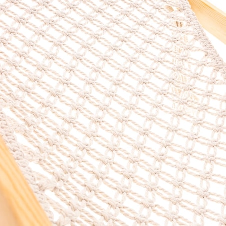 PLECIONY LEŻAK OGRODOWY W STYLU BOHO HILI