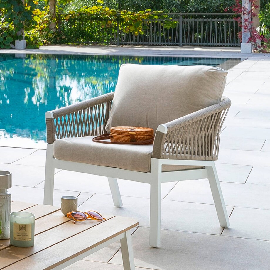 Fotel ogrodowy aluminiowy ORIENGO