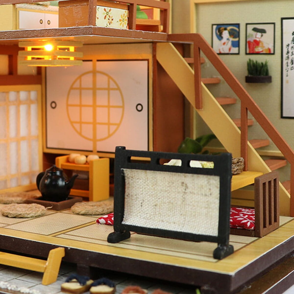 Miniaturowy domek DIY - Matcha na tatami
