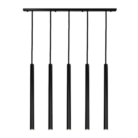 LAMPA wisząca YABU 5528 Shilo metalowa OPRAWA zwis LISTWA sufitowa sople tuby czarne