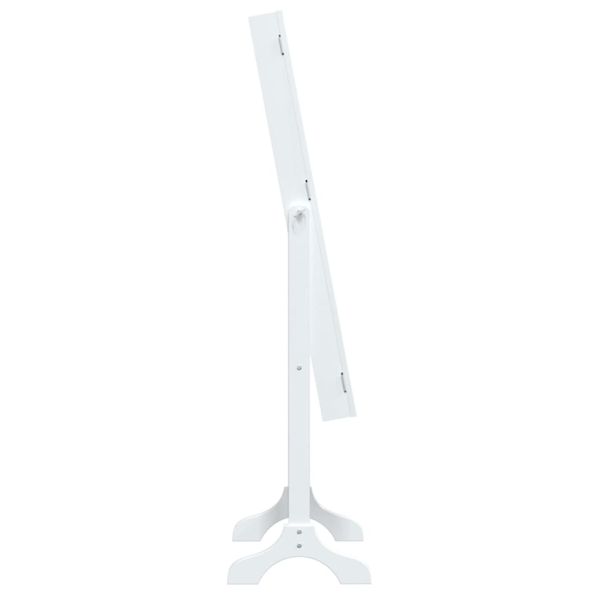 vidaXL Lustro wolnostojące, białe, 34x37x146 cm