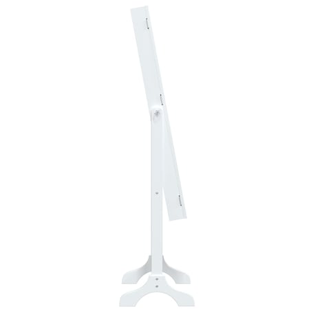 vidaXL Lustro wolnostojące, białe, 34x37x146 cm