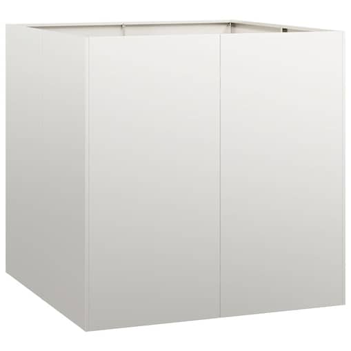 vidaXL Doniczka 80x80x80 cm Stal nierdzewna