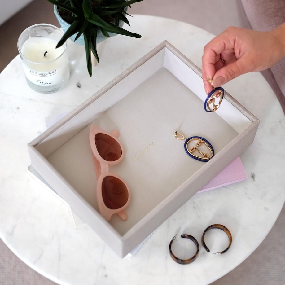 Szkatułka na biżuterię Stackers open classic taupe