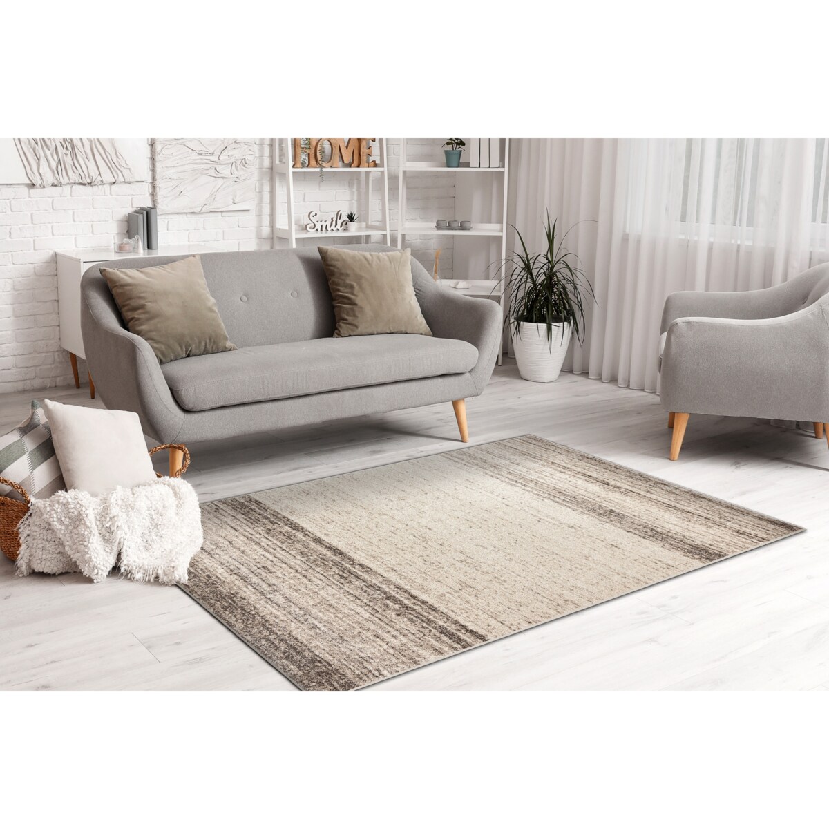 Dywan FUSION 8252 krem / beż - Melanż, 120x170 cm